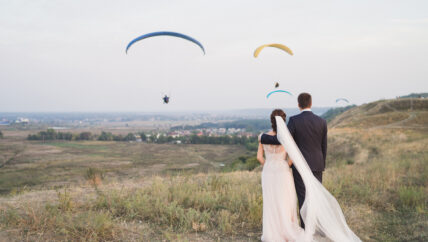 Yamaç Paraşütü Evlilik Teklifi